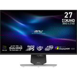 MSI MPG 274URDFWDE E16M QLED, Gaming-Monitor 68.6 cm (27 Zoll), weiß/schwarz, UltraHD/4K, Rapid-IPS, Dual-Mode (FHD 320Hz / 4K 160Hz), Mini-LED, 160Hz Panel