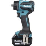 Makita Akku-Bohrschrauber mit Wechselkopfsystem DDF491RTJ, 18Volt blau/schwarz, 2x Li-Ionen Akku 5,0Ah, mit vier verschiedenen Aufsätzen, im Koffer