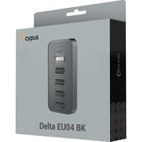 Ocypus Delta EU04, USB-Hub schwarz