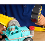 Spin Master Rubble & Crew - Motors Mega-Hammer-Baufahrzeug mit Motor-Figur, Spielfahrzeug mit Baggerschaufel, Schweißbrenner, Schraubenzieher, Schraubenschlüssel und Rubble Hundefigur