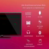 Telefunken D43U750X2CWI, LED-Fernseher 108 cm (43 Zoll), schwarz, UltraHD/4K, Tripple-Tuner, SmartTV, Android TV
