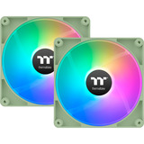 Thermaltake CT140 ARGB Sync PC Cooling Fan Matcha Green, Gehäuselüfter hellgrün, 2er Pack, 140 mm