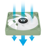 Thermaltake CT140 ARGB Sync PC Cooling Fan Matcha Green, Gehäuselüfter hellgrün, 2er Pack, 140 mm