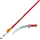 WOLF-Garten Astsäge Power Cut Saw Pro 370 + Vario-Stiel ZM-V 4 Set, multi-star rot/silber, PCSPRO 370/ZM-V4