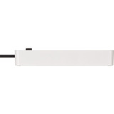 Brennenstuhl Ecolor Steckdosenleiste 4-fach, 2x USB-C weiß/schwarz, 1,5 Meter Kabel, USB-C, mit Sicherheitsschalter