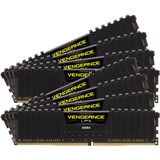 Corsair DIMM 256 GB DDR4-3600 (8x 32 GB) Octo-Kit, Arbeitsspeicher schwarz, CMK256GX4M8D3600C18, Vengeance LPX, INTEL XMP