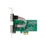 DeLOCK PCIe x1  Karte auf 2x Seriell RS-232, Schnittstellenkarte 