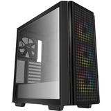 DeepCool CG540, Tower-Gehäuse schwarz, Tempered Glass