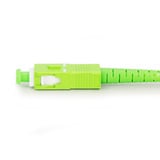 Digitus Glasfaser-Simplex-Patchkabel, stahlarmiert, Singlemode, SC/APC > SC/APC weiß, 20 Meter