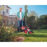 EINHELL Rasenmäher-Laubbläser-Set GE-CM 3018 Li CL, 18Volt rot/schwarz, Li-Ionen Akku 3,0Ah