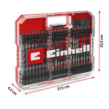 EINHELL XL-CASE Impact-Bit- und Bohrer-Set, 95-teilig, Bohrer- & Bit-Satz 