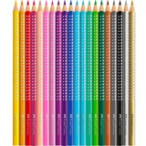 Faber-Castell Sparkle Buntstifte Geschenkset, Metalletui türkis, 21-teilig inkl. 1 Sleeve Spitzdose Mini