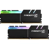 G.Skill DIMM 32 GB DDR4-4600 (2x 16 GB) Dual-Kit, Arbeitsspeicher schwarz, F4-4600C20D-32GTZR, Trident Z RGB, INTEL XMP