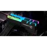 G.Skill DIMM 32 GB DDR4-4600 (2x 16 GB) Dual-Kit, Arbeitsspeicher schwarz, F4-4600C20D-32GTZR, Trident Z RGB, INTEL XMP