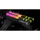 G.Skill DIMM 32 GB DDR4-4600 (2x 16 GB) Dual-Kit, Arbeitsspeicher schwarz, F4-4600C20D-32GTZR, Trident Z RGB, INTEL XMP