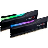 G.Skill DIMM 96 GB DDR5-5600 (2x 48 GB) Dual-Kit, Arbeitsspeicher schwarz, F5-5600J4040D48GX2-TZ5RK, Trident Z5 RGB, INTEL XMP
