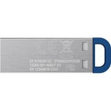 Kingston DataTraveler Kyson 64 GB, USB-Stick silber/blau