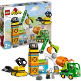 LEGO 10990 DUPLO Baustelle mit Baufahrzeugen, Konstruktionsspielzeug