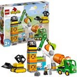 LEGO 10990 DUPLO Baustelle mit Baufahrzeugen, Konstruktionsspielzeug 