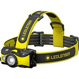 Ledlenser Stirnlampe iH9R, LED-Leuchte schwarz/gelb