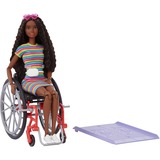 Mattel Fashionistas Barbie Puppe (afro-amerikanisch) mit Rollstuhl