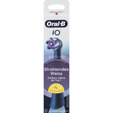 Oral-B Oral-B iO Strahlendes Weiss 4er, Aufsteckbürste schwarz, Für eine aufhellende Reinigung