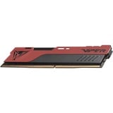 Patriot DIMM 64 GB DDR4-4000 (2x 32 GB) Dual-Kit, Arbeitsspeicher schwarz/rot, PVE2464G400C0K, Viper Elite II, INTEL XMP
