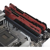 Patriot DIMM 64 GB DDR4-4000 (2x 32 GB) Dual-Kit, Arbeitsspeicher schwarz/rot, PVE2464G400C0K, Viper Elite II, INTEL XMP