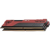 Patriot DIMM 64 GB DDR4-4000 (2x 32 GB) Dual-Kit, Arbeitsspeicher schwarz/rot, PVE2464G400C0K, Viper Elite II, INTEL XMP