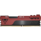 Patriot DIMM 64 GB DDR4-4000 (2x 32 GB) Dual-Kit, Arbeitsspeicher schwarz/rot, PVE2464G400C0K, Viper Elite II, INTEL XMP