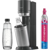 SodaStream Duo Titan 1+1, Wassersprudler inkl. Glasflasche, Kunststoffflasche, CO₂-Zylinder