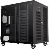 Thermaltake AX1000 TG AI Workstation, Big-Tower-Gehäuse schwarz, Dual System Case, Tempered Glass