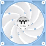Thermaltake CT120 Reverse ARGB Sync PC Cooling Fan Hydrangea Blue, Gehäuselüfter hellblau, 2er Pack, ohne Controller, Reverse, 120 mm