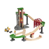 BRIO World Großes Lagerhaus-Set mit Aufzug, Bahn