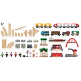 BRIO World Straßen und Schienen Bahn Set Deluxe 