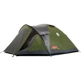 Coleman 3-Personen-Kuppelzelt DARWIN 3 Plus dunkelgrün, mit Tunnelvorbau