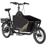 FISCHER Fahrrad LEO 1.0 (2020), Pedelec schwarz (matt), 16" vorne, 20" hinten
