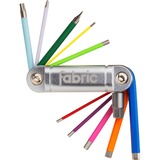 Fabric 11 in 1 Farblich kodiertes Multitool 11-teilig, mit Klappgriff
