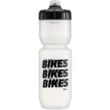 Fabric Gripper Trinkflasche BIKES BIKES BIKES, 750ml schwarz/transparent