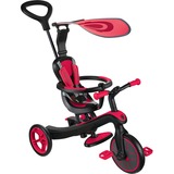 GLOBBER Dreirad Explorer 4 in 1, Kinderfahrzeug rot/schwarz