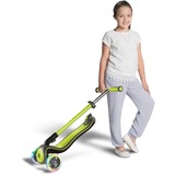 GLOBBER Elite Deluxe mit Leuchtrollen, Scooter hellgrün