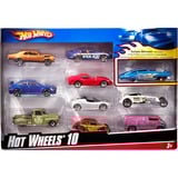 Hot Wheels Hot Wheels Set mit 10 Fahrzeugen im Maßstab 1:64, Spielfahrzeug 
