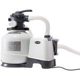 Intex Krystal Clear Sandfilteranlage SF70220RC-2, Wasserfilter dunkelgrau/grau, 650 Watt