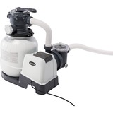 Intex Krystal Clear Sandfilteranlage SF80220RC-2, Wasserfilter dunkelgrau/grau, 370 Watt