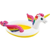 Intex Mystic Unicorn Spray Pool, 272cm x 193cm, Schwimmbad weiß/pink, Höhe 104cm