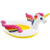 Intex Mystic Unicorn Spray Pool, 272cm x 193cm, Schwimmbad weiß/pink, Höhe 104cm
