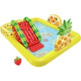 Intex Planschbecken Fun 'n Fruity Play Center, 244x191cm, Schwimmbad gelb, mit Wasserrutsche