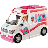 Mattel Barbie 2-in-1 Krankenwagen Spielset (mit Licht & Geräuschen), Spielfahrzeug