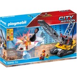 PLAYMOBIL 70442 Seilbagger mit Bauteil, Konstruktionsspielzeug