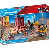 PLAYMOBIL 70443 City Action Minibagger mit Bauteil, Konstruktionsspielzeug